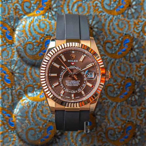 rolex rose sky dweller|rolex sky dweller sale.